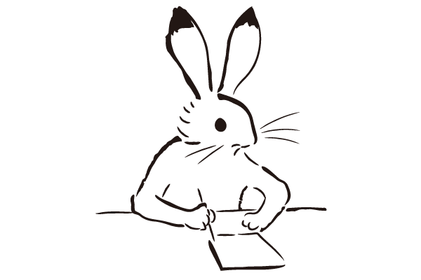 writing-rabbit