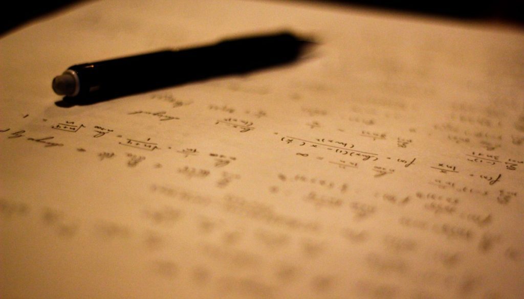 writing_cursive_pen_math_calculus_symbol_journal_education